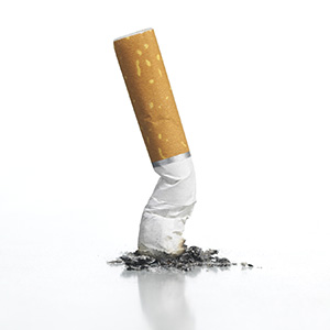 Skopek Orthodontics smoking cigarette butt